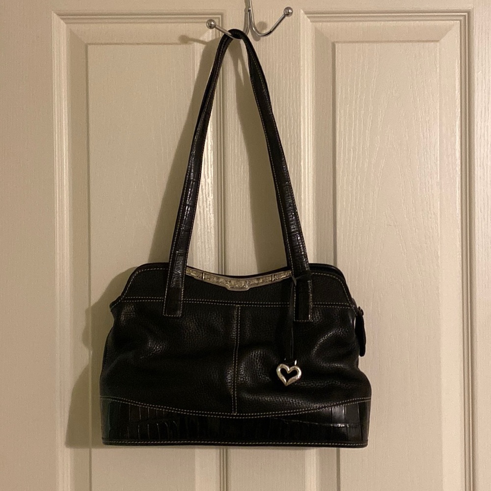 Brighton Black Leather Purse